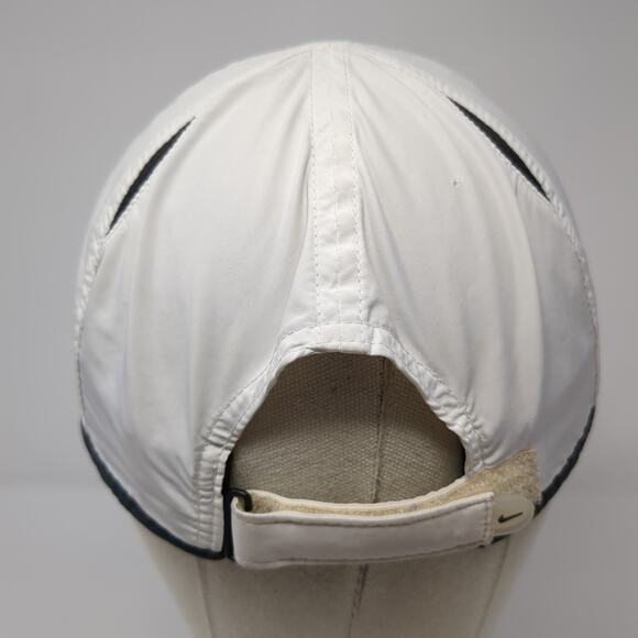 Nike Swoosh Strapback Baseball Hat White One Size Embroidered Outdoor - Picture 6 of 8